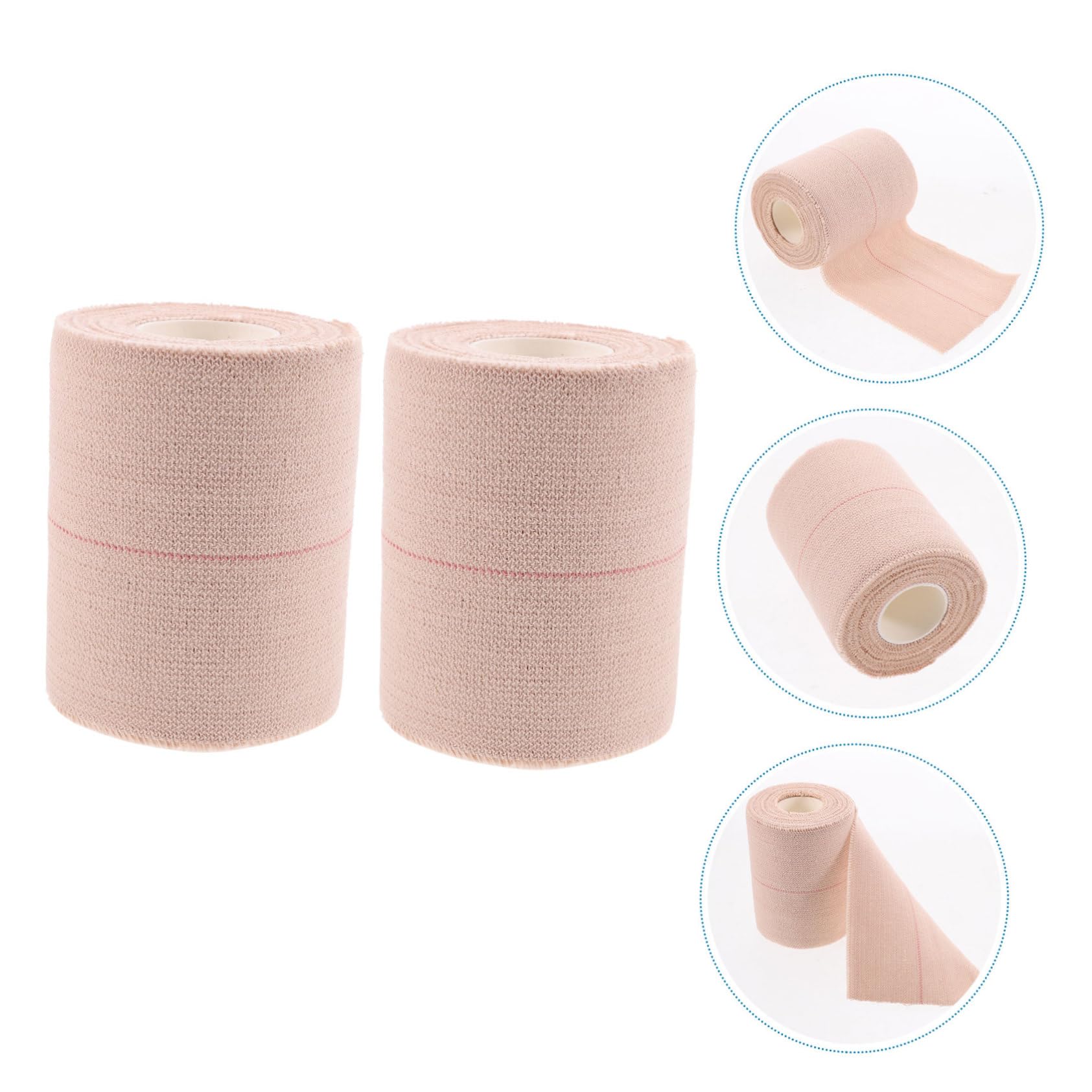 6rollos Elástico Adhesivo Para Rodillas y Cinta De Entrenamiento Deportiva Soporte y Cómodo Para Deportivo y Lesiones