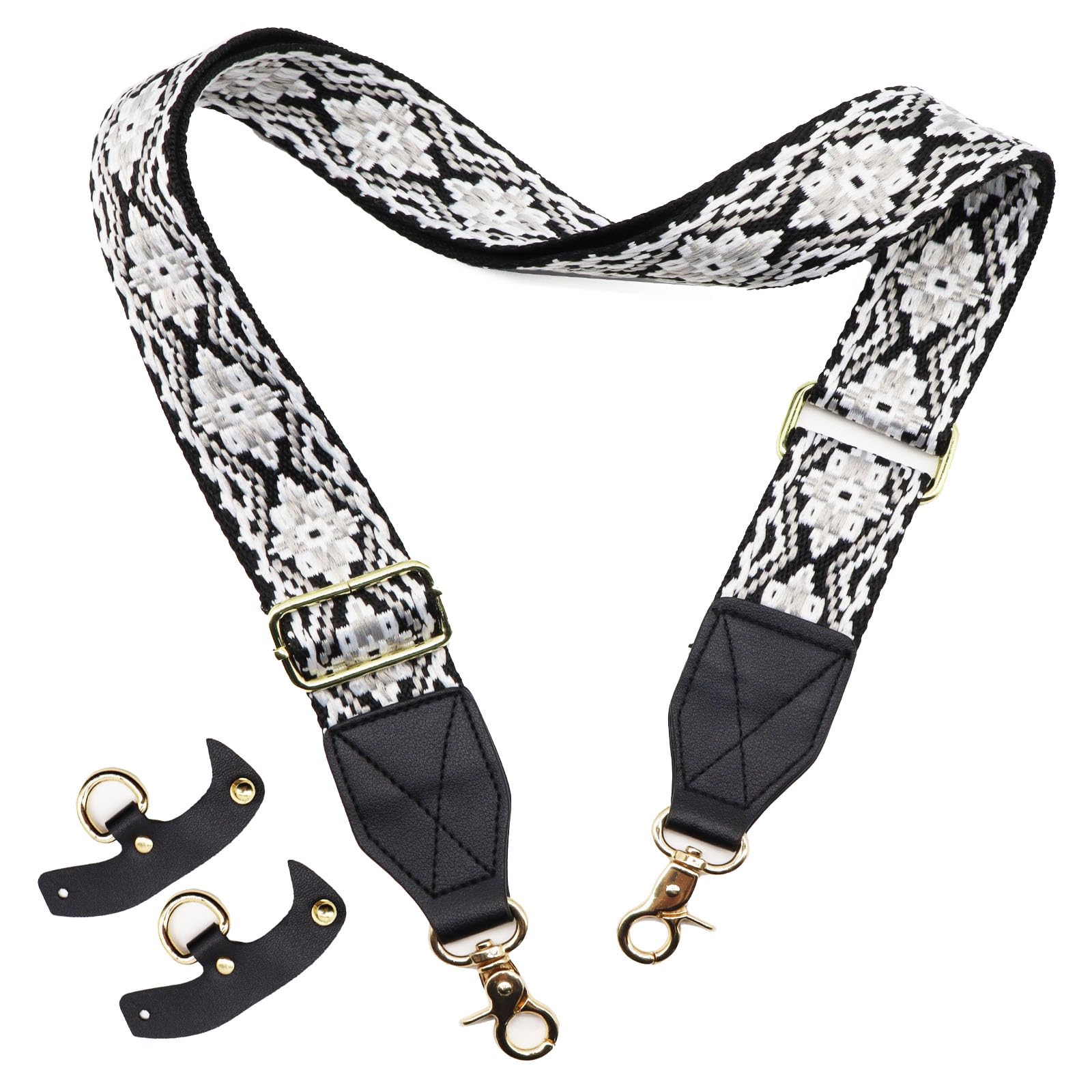 LEMEDE Purse Strap Replacement Crossbody 1.5" Wide Shoulder Strap Adjustable Straps Handbag Strap Replacement Belts