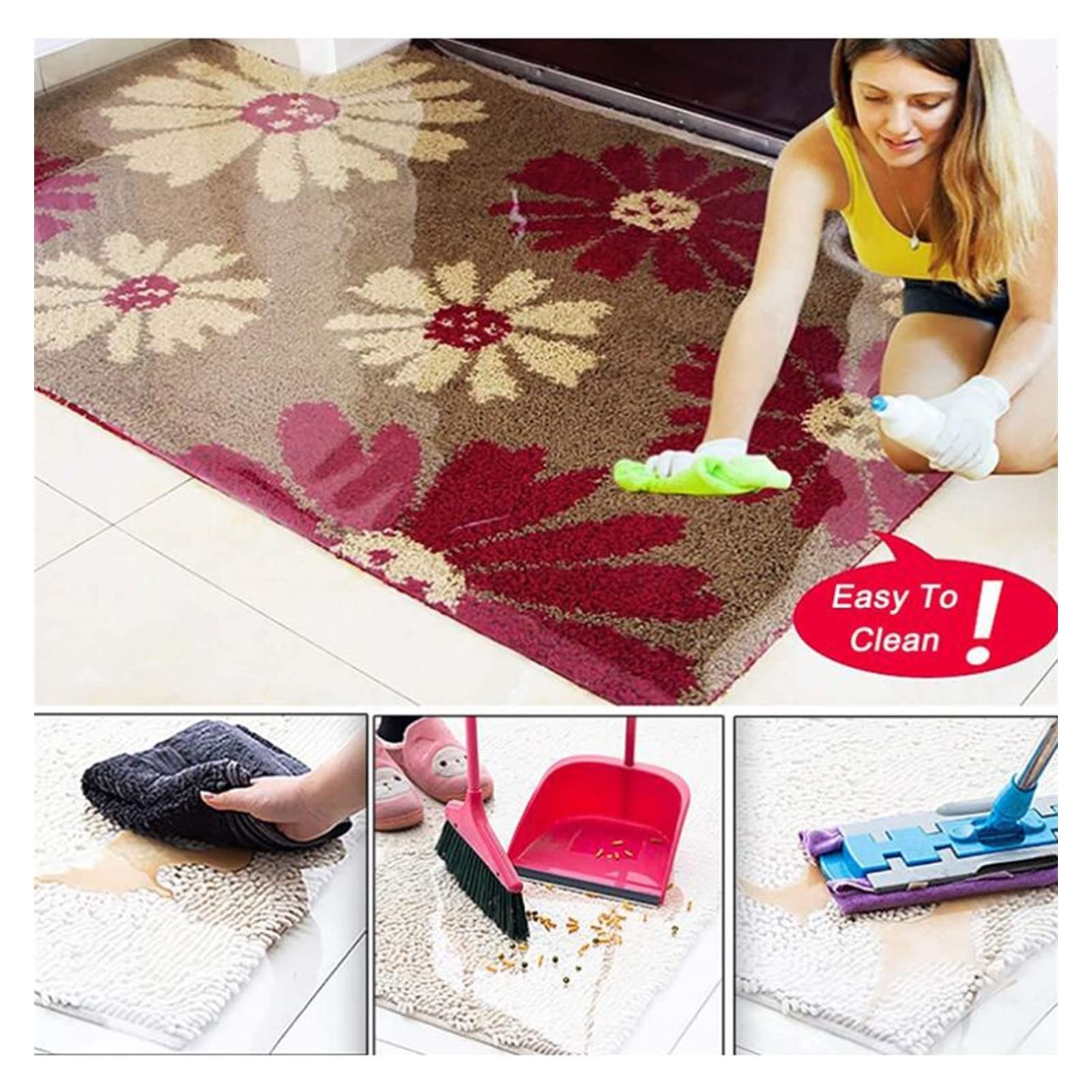 Tappetino trasparente per Sedia Office Tappeto 1,5mm Tappeto Salvapavimento Trasparente, Protezione Parquet Pavimenti Duri Resistente Antiscivolo AntiGraffio Parquet Tappetino, 80/120/140/160cm di lar