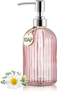 MOCLIF 16OZ Fashion Stripe Clear Glass Refill...,