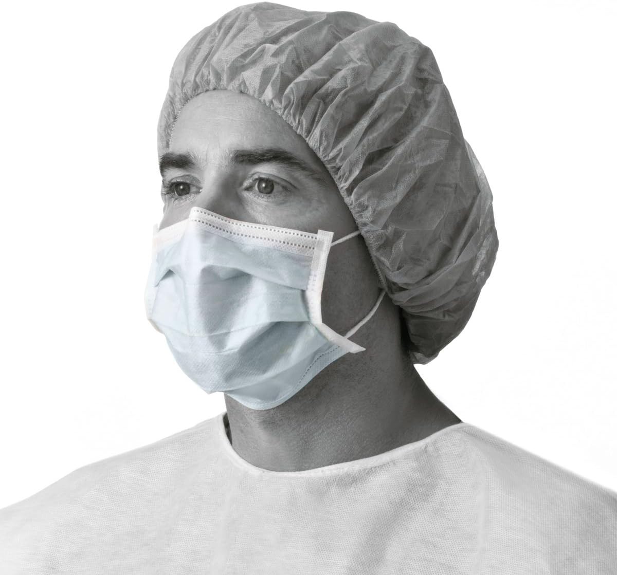 Medline Basic Procedure Face Masks with Earloops - -NON27375Z