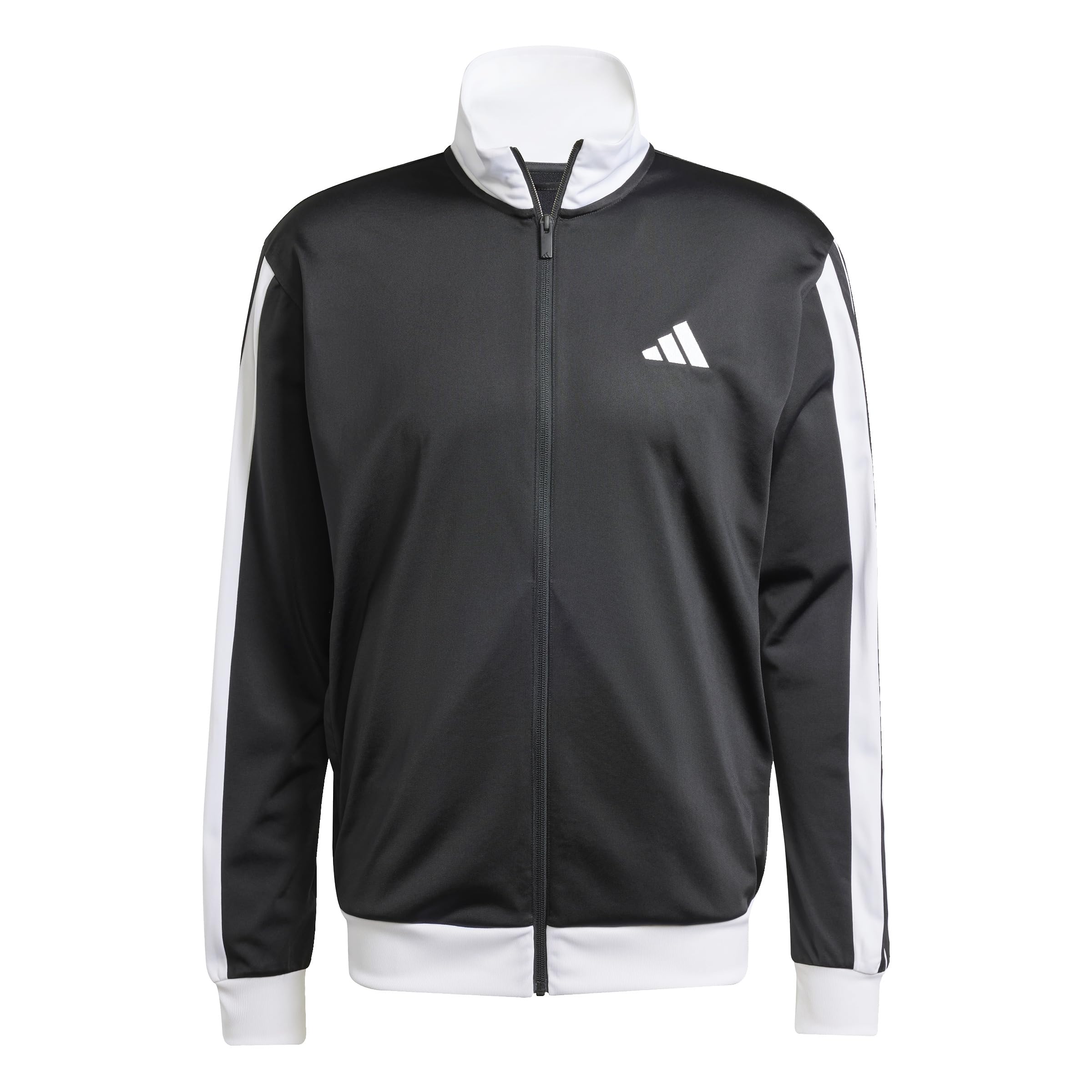 adidas Men's 3 STRIIPES TRICOT COLORBLOCK TRACKPANTS, black, XXL