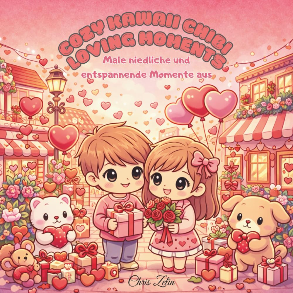 Cozy Kawaii Chibi Loving Moments: Male niedliche und entspannende Momente aus