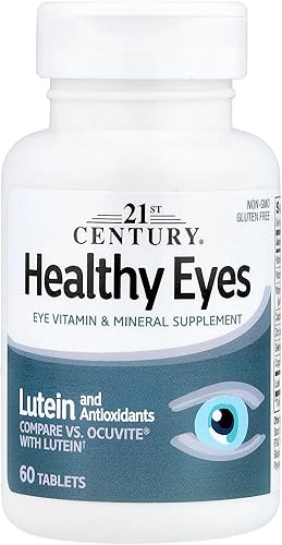 Miniatura 9 de 21st Century - Tabletas para ojos sanos con luteína, 60 unidades, blancas (27452) (empaque de 2)