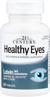 21st Century Healthy Eyes with Lutein Tablets, 60 Count, White (27452)