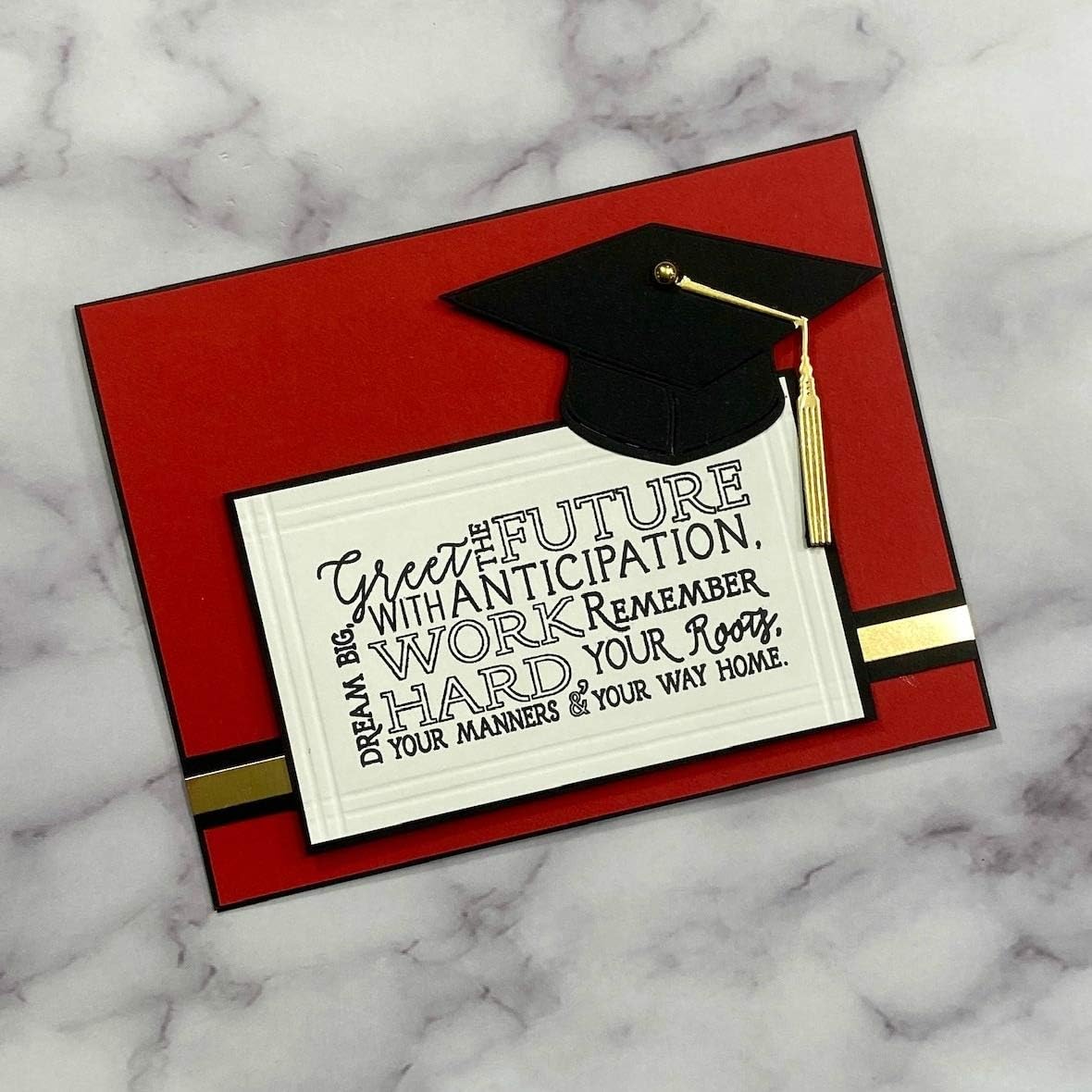Graduation Sentiments Congratulations Graduate 4x6 Inch Sheets