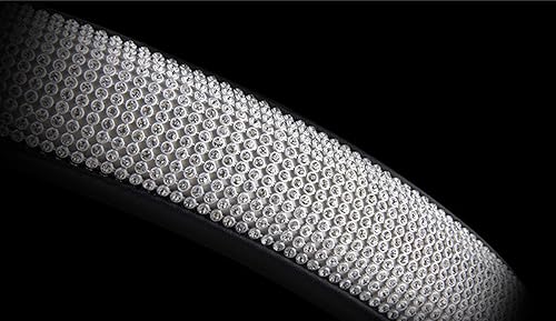 Miniatura 7 de Funda universal para volante de auto de cuero de Coofig con costura a mano, transpirable, antideslizante, 15 pulgadas, M, Blanco