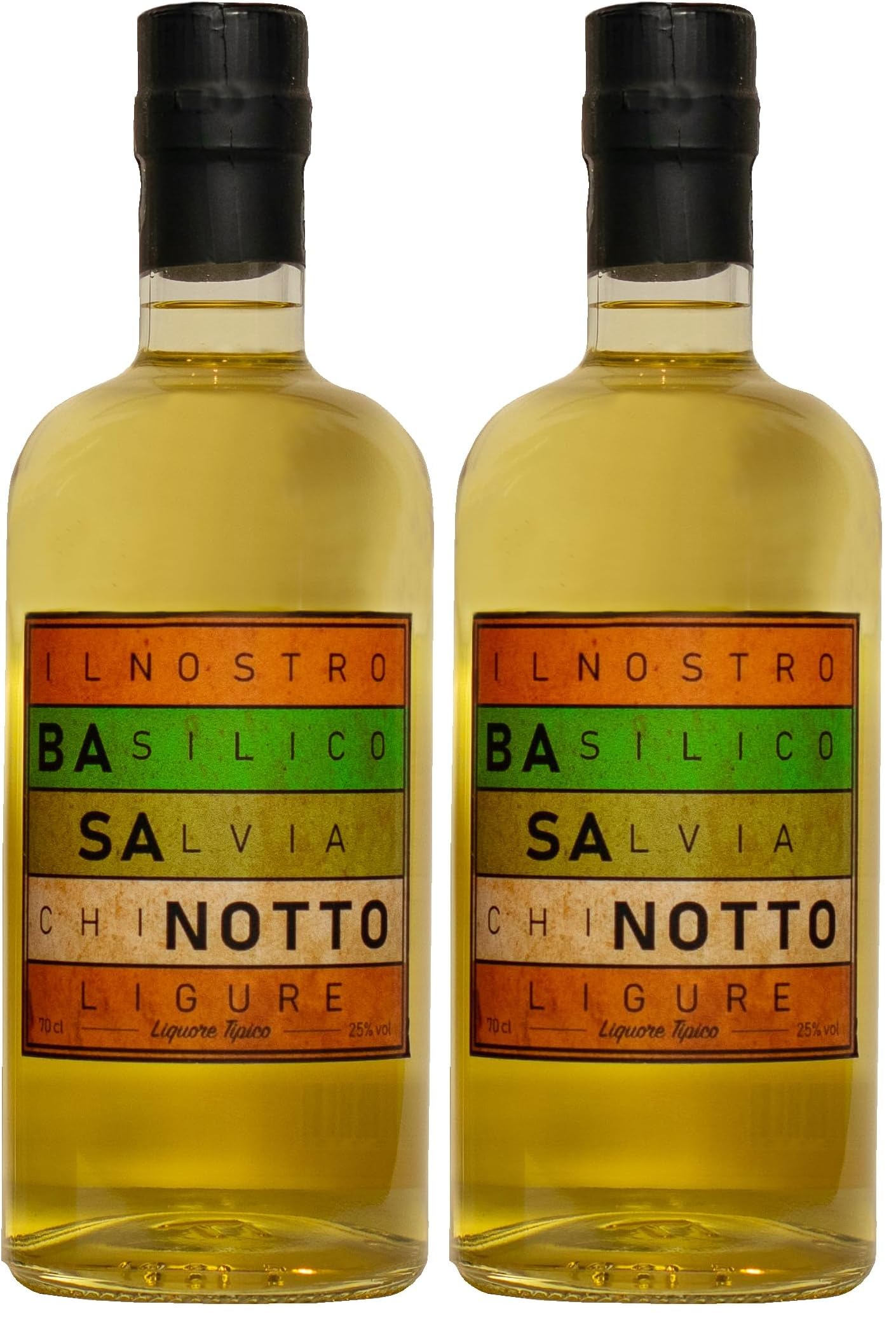 BASANOTTO Liquore Tipico Ligure Artigianale – Ricetta Tradizionale Ligure, Distillato Selezionato da Ingredienti Naturali di Alta Qualità, Gusto Unico per Aperitivi, Cocktail e Digestivi