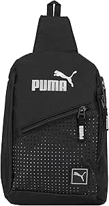 PUMA EVERCAT SIDEWALL SLING BACKPACK,Black/Silver,One Size