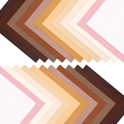 Miniatura 4 de 12 hojas de cuero sintético, hojas de piel sintética de 8 x 12 pulgadas, material de piel sintética para bricolaje, fabricación de bolsas,