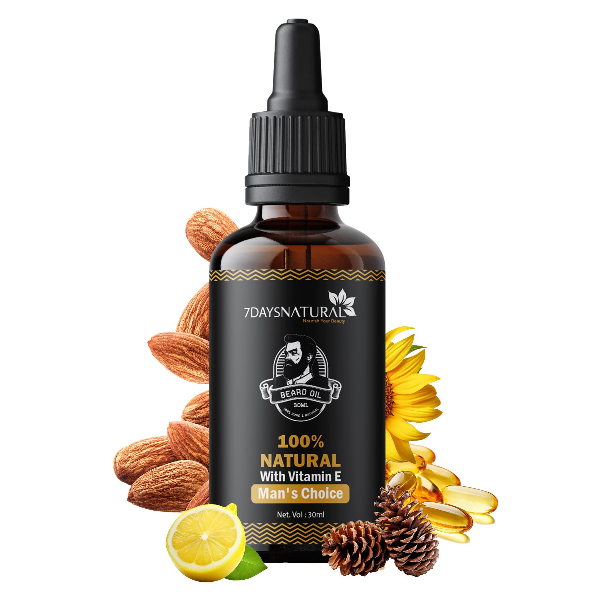 See full amazon price history chart for 7 DAYS Beard & Moustache Growth Oil for Men | Fast Growth & Soft Beard with Natural Ingredients(30 Ml) 7 DAYS Beard & Moustache Growth Oil for Men | Fast Growth & Soft Beard with Natural Ingredients(30 Ml) (B0CLJQ9RCT) Amazon Price History, Amazon Price Tracker