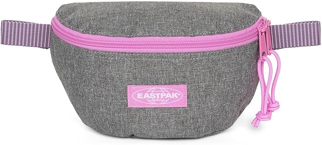 EASTPAK Springer Bum Bag 23 cm, 2 l, Kontrastowy pasek szary, Jeden rozmiar, Mini torba