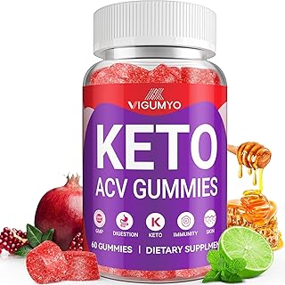 Keto ACV Gummies Advanced Weight Loss Gummies, Keto ACV for Detox Digestion Energy, 1500 MG Apple Cider Vinegar with Vitamin for Women & Natural Lemon Honey Flavor