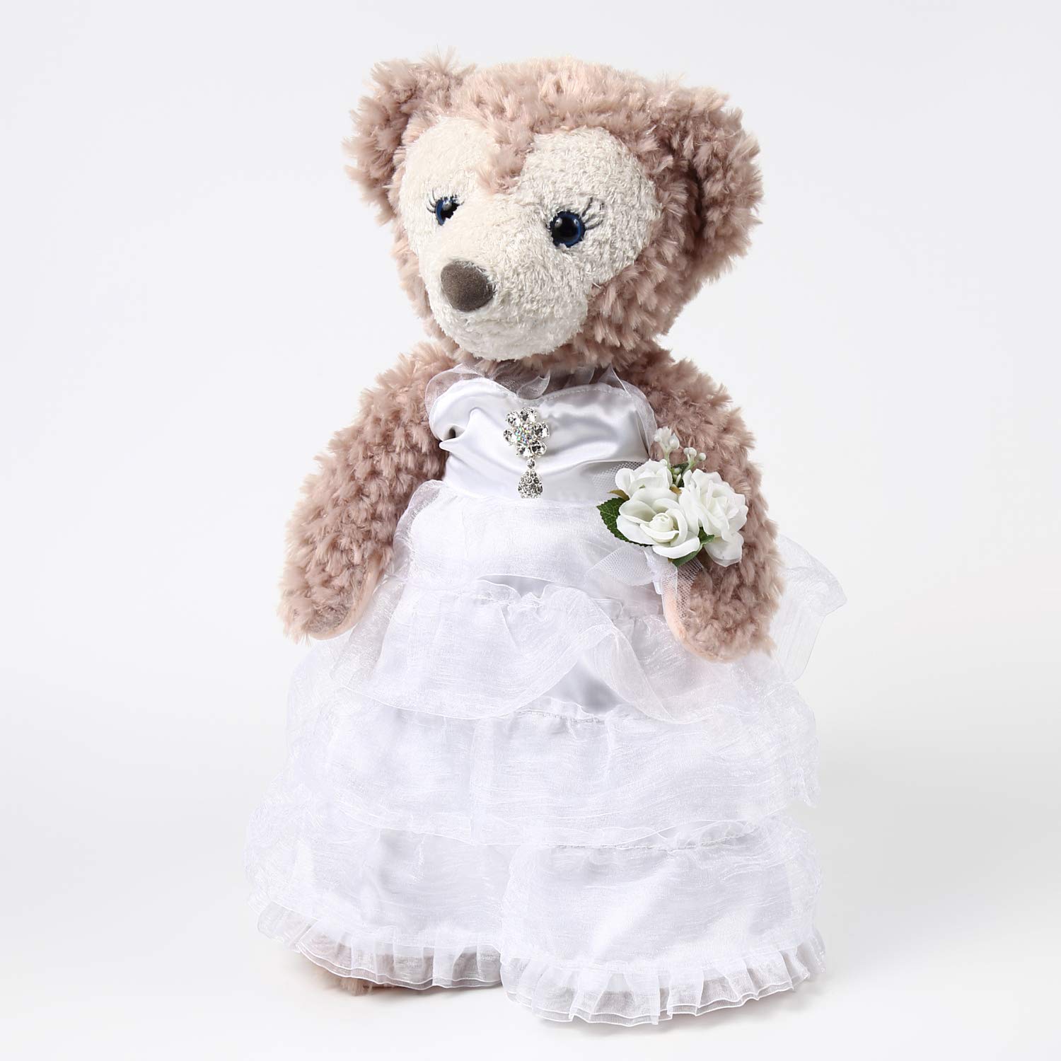 Amazon.co.jp: ぬいぐるみ用ウェディングドレスセット フリル : Toys