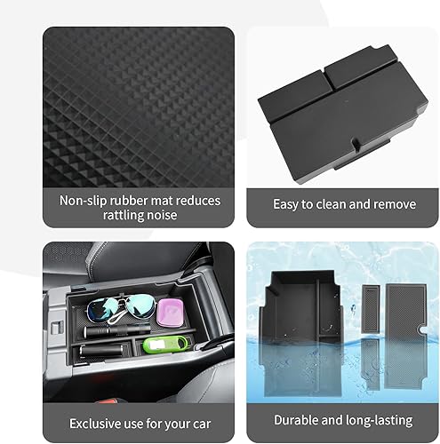 Miniatura 5 de CDEFG Bandeja organizadora para consola central Impreza Crosstrek 2024 para Subaru ImprezaCrosstrek 2024, organizador de consola media, bandeja de