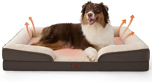 Miniatura 361 de Bedsure - Cama ortopédica pequeña para perros, sofá cama lavable para perros pequeños, espuma de soporte con funda extraíble y lavable, forro Verde