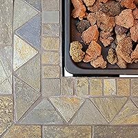 Vista 4 de Chimenea a gas para exterior de Endless Summer con repisa de laja