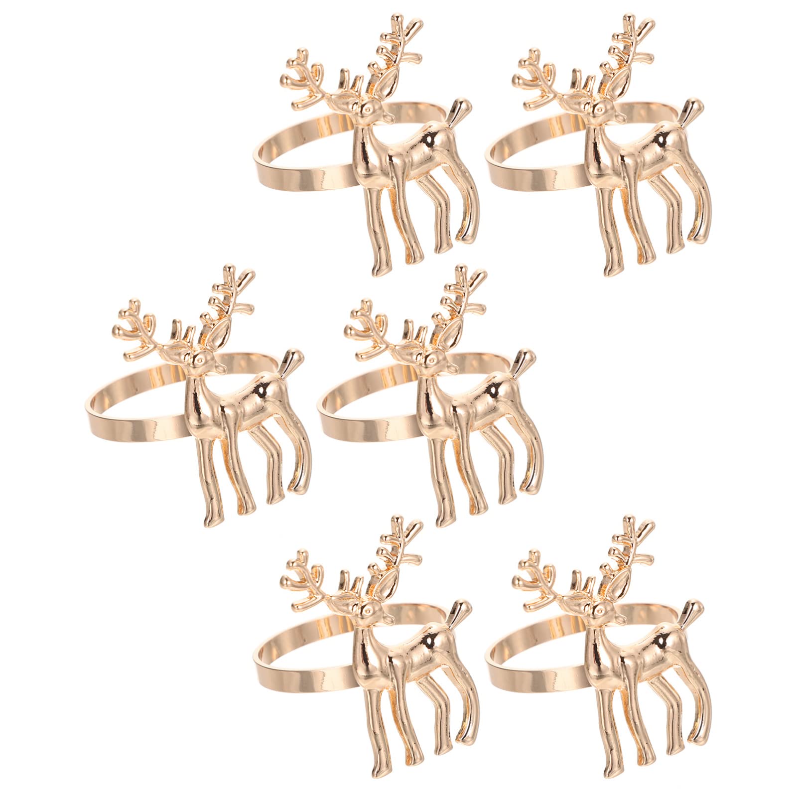 UPKOCH 18pezzi Portatovaglioli Forma Metallo Eleganti Fibbia Per Tovaglioli Per Decorazioni Natalizie e Feste Accessori Per Tavola Per e Ristoranti