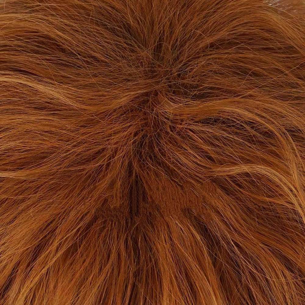 Haarpflege Perücke 30 Cm Kurzes Orangefarbenes Lockiges Haar Hitzebeständige Kurze Perücke