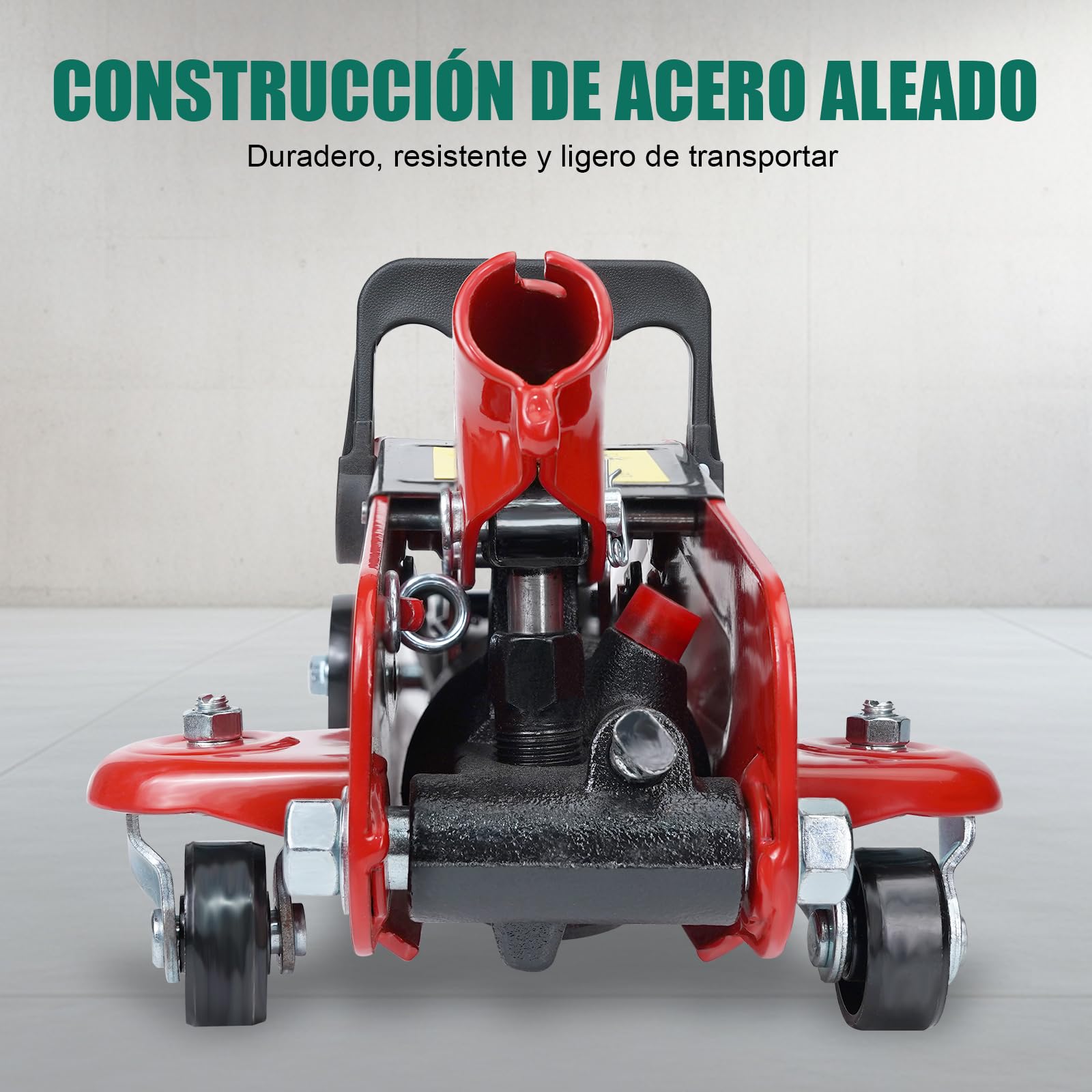 HYCHIKA Gato hidráulico hidráulico 2.0T, gato hidráulico con bomba de elevación rápida de pistón hidráulico, rango de elevación de 135-320 mm, para sedán, SUV, cambio de neumáticos