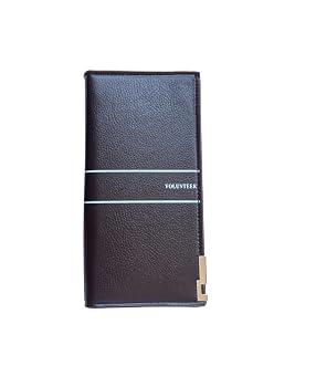 Classic Business Men Wallet | Premium Leather Multifunction Wallet for Men & Women | Stylish and Contemporary Design with New Shape Perfect for Phone and Cards | Farida Stores