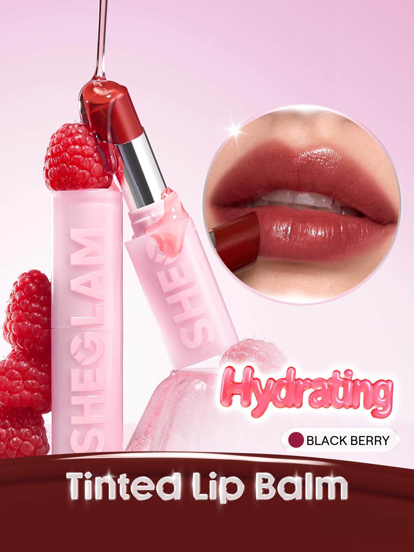 Amazon.com : SHEGLAM Silk Slip Lip Oil Balm-404 Black Berry