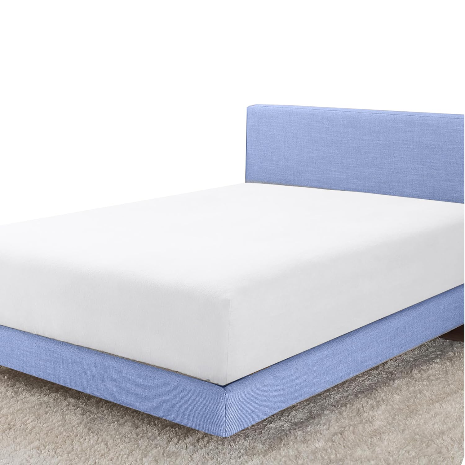 Egyptian Cotton 4FT Fitted Sheets Small Double | 200 Thread Count Deep Pocket (30cm) Bed S...