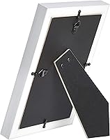 Vista 4 de Yaxa Basics Rectangular Photo Picture Frame, 5" x 7", Pack of 2, 8.31 x 6.30 inches, Nickel