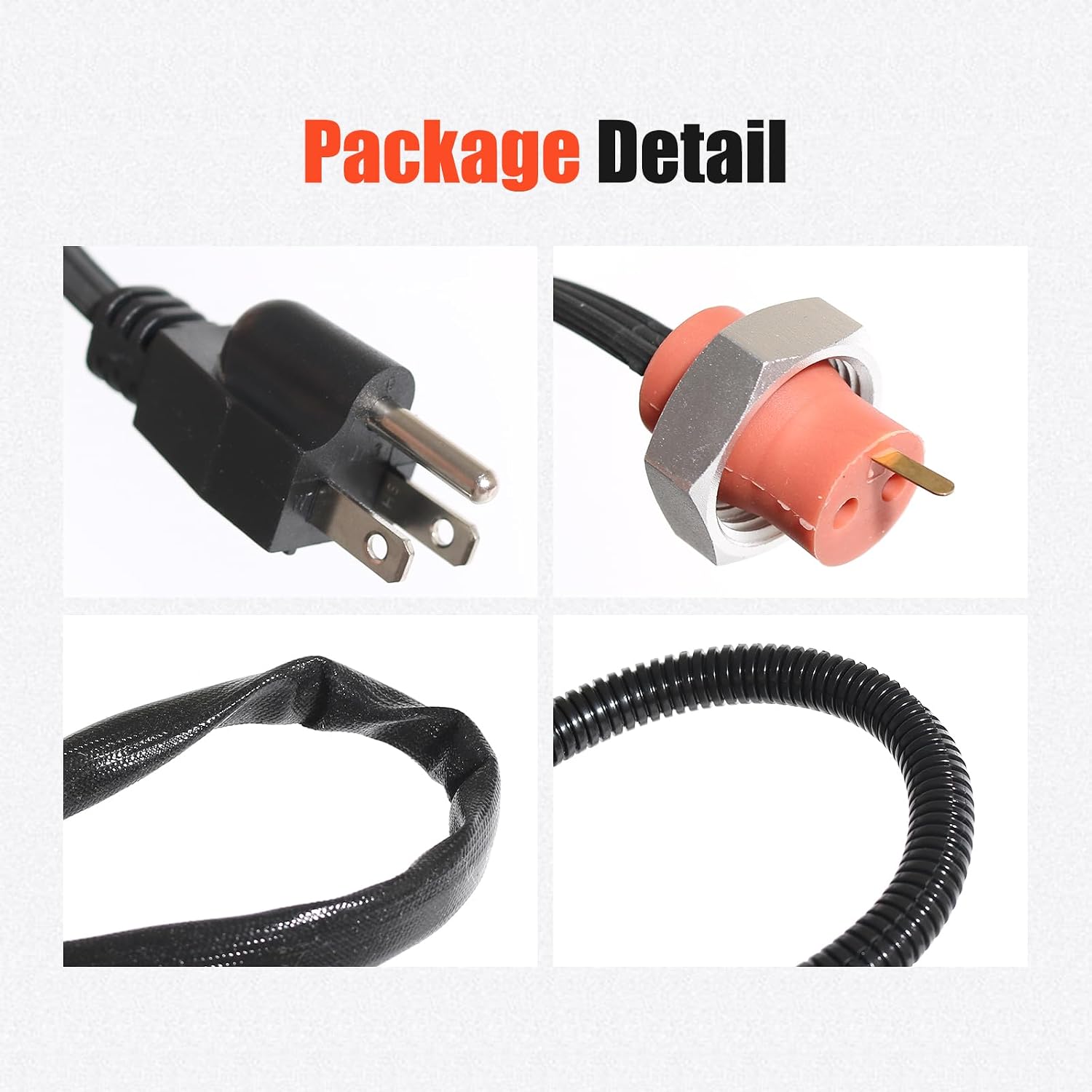 68223419AA 6.7L Engine Block Heater Cord Fit for Dodge Ram 2014-2018 2500 3500 4500 5500 Cummins Diesel