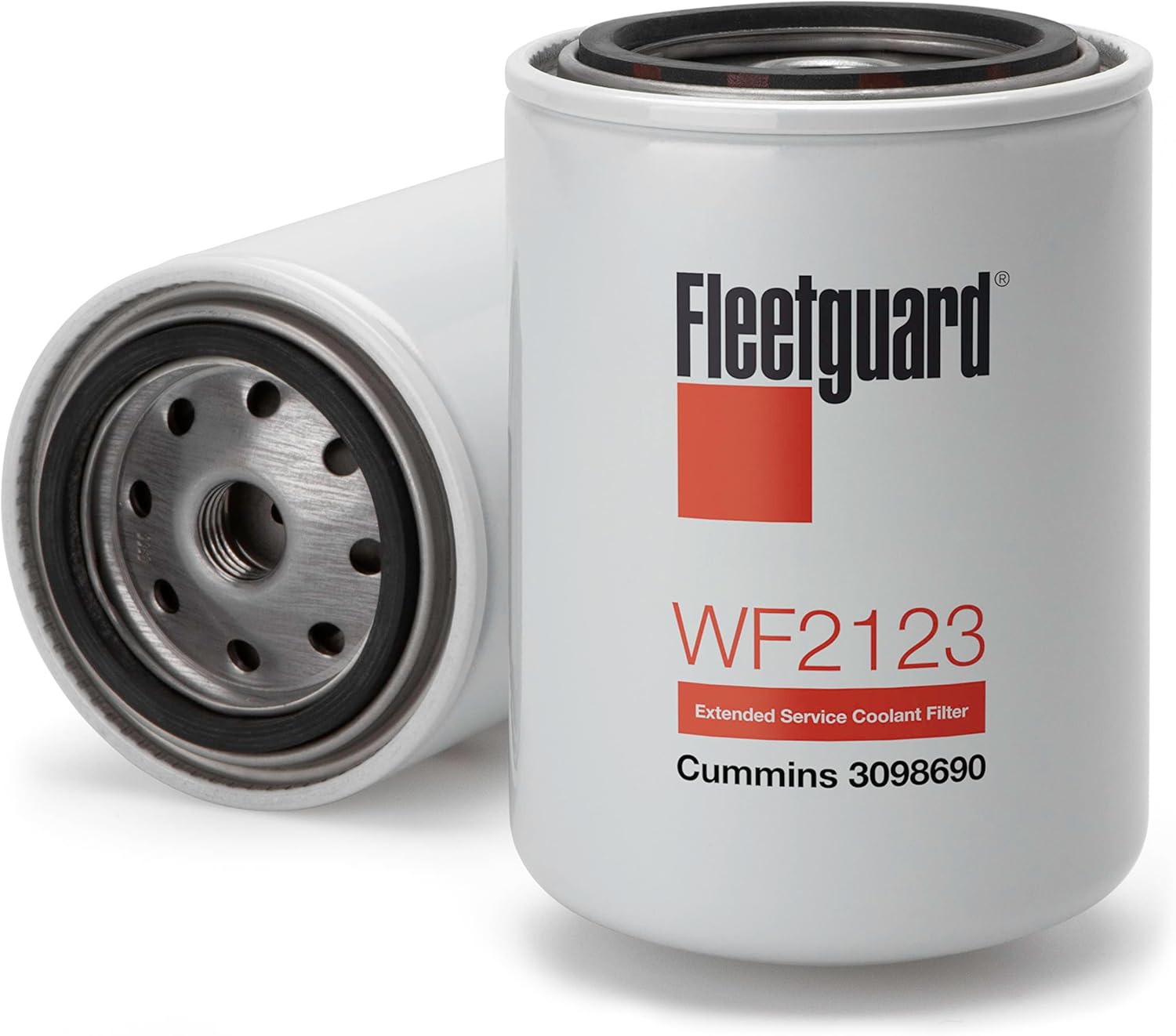 Fleetguard WF2123 Fuel Water Separator Filter Spin On, 5.43 In. Height, 3.69 In. Largest Od, 3098690 for Cummins