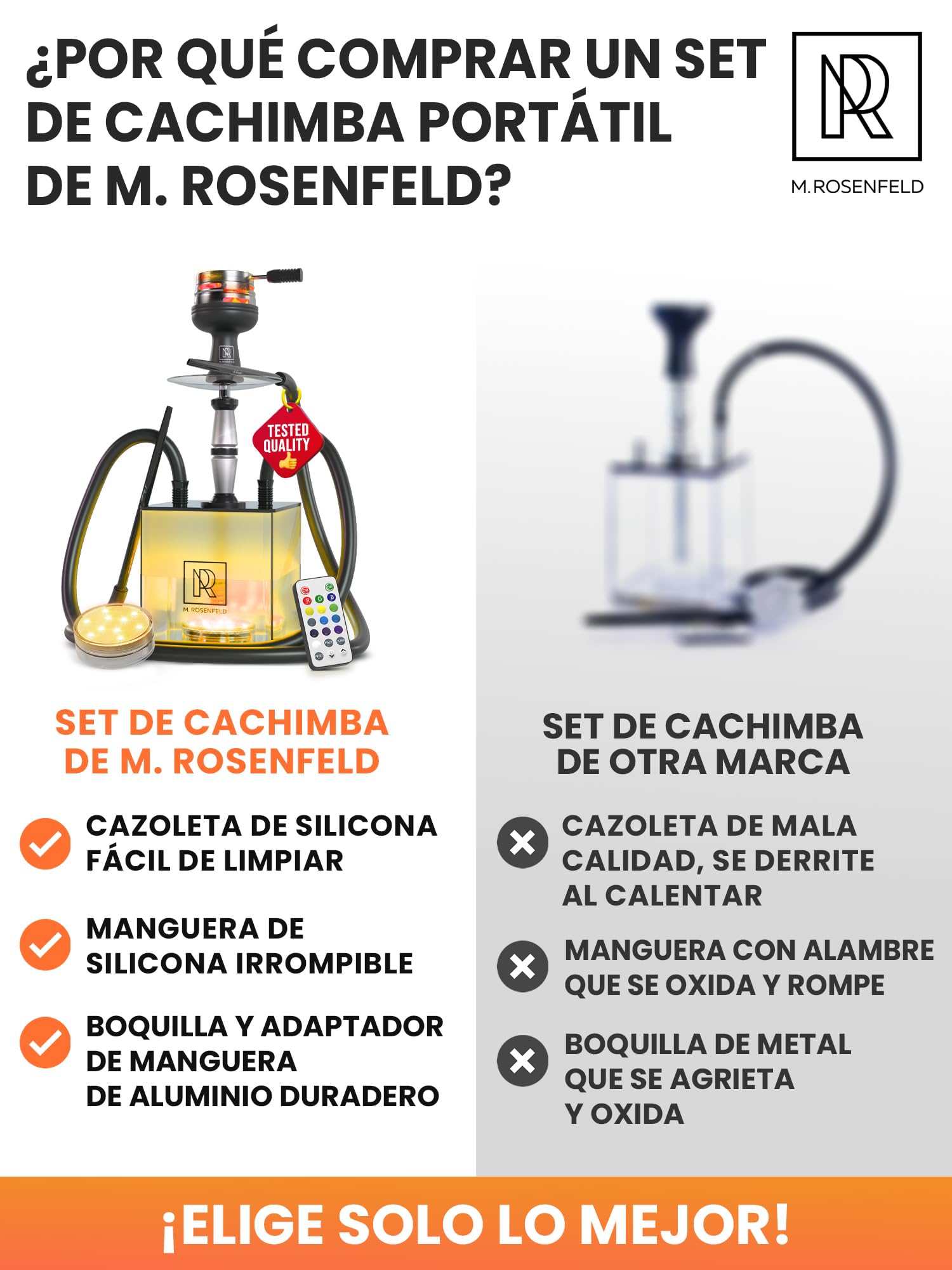 Set de Cachimba Completo Portátil con Bolsa y Accesorios Premium – Cabezal con HMD, Boquilla, Tubo de Inmersión de Aluminio, Difusor y Base de Acrílico