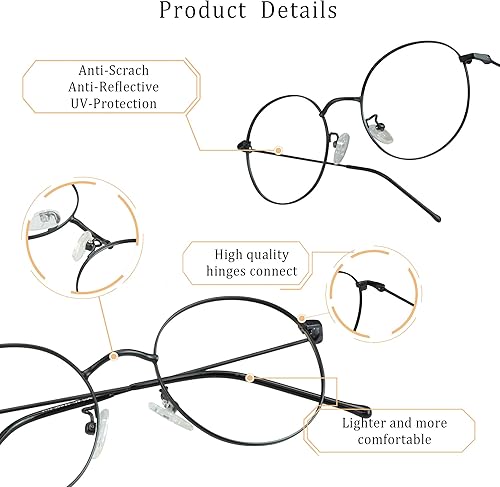 Miniatura 2 de LifeArt Lentes de bloqueo de luz azul, antifatiga ocular, anteojos de lectura para computadora, anteojos de TV para mujeres y hombres,