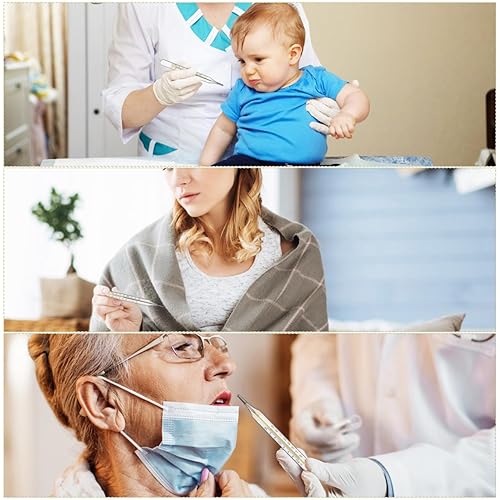 Miniatura 6 de TOYANDONA Medición de temperaturas de vidrio para adultos, herramientas de prueba de temperatura de uso general, medición precisa de temperatura