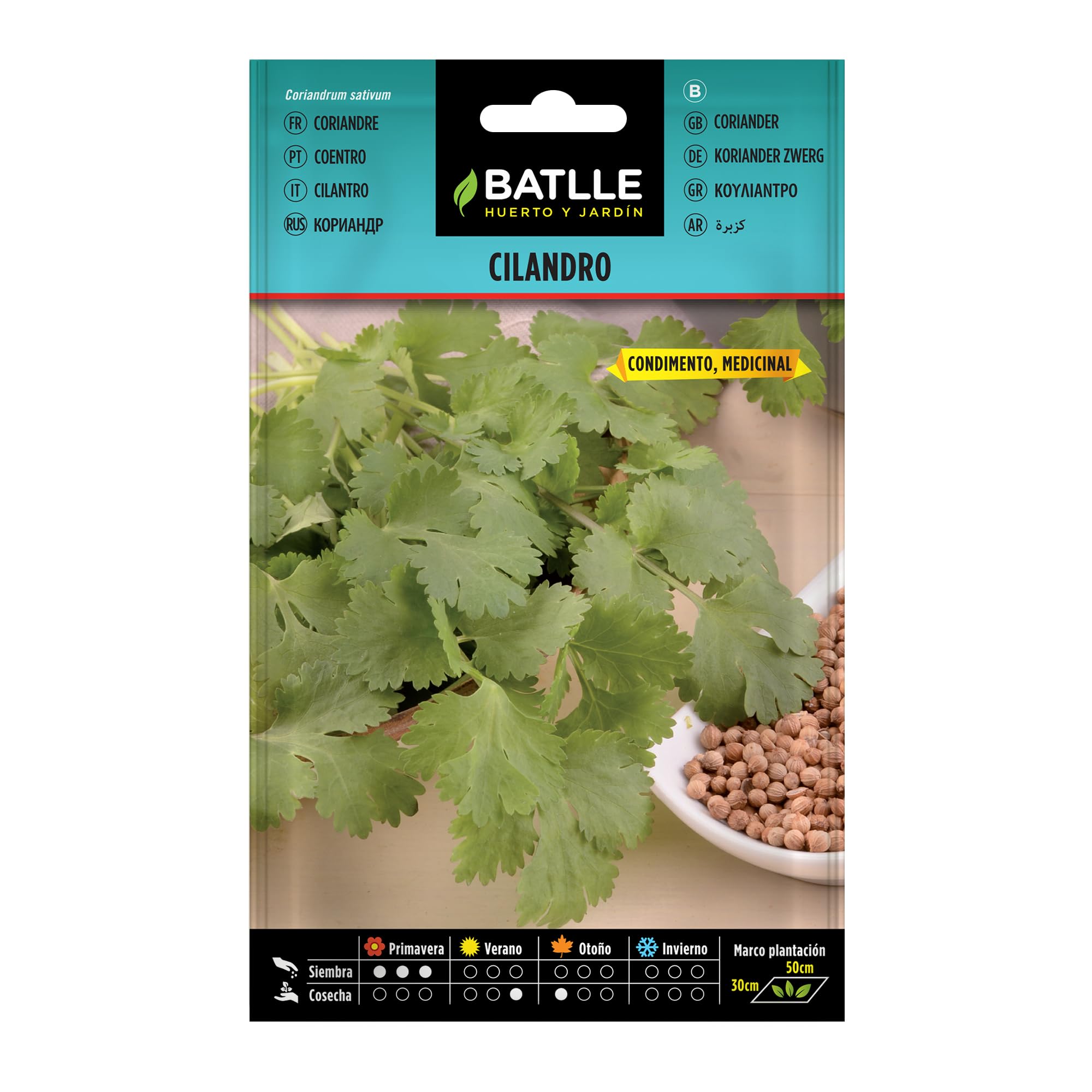 Semillas Batlle Kolendra Nasiona, 100 g