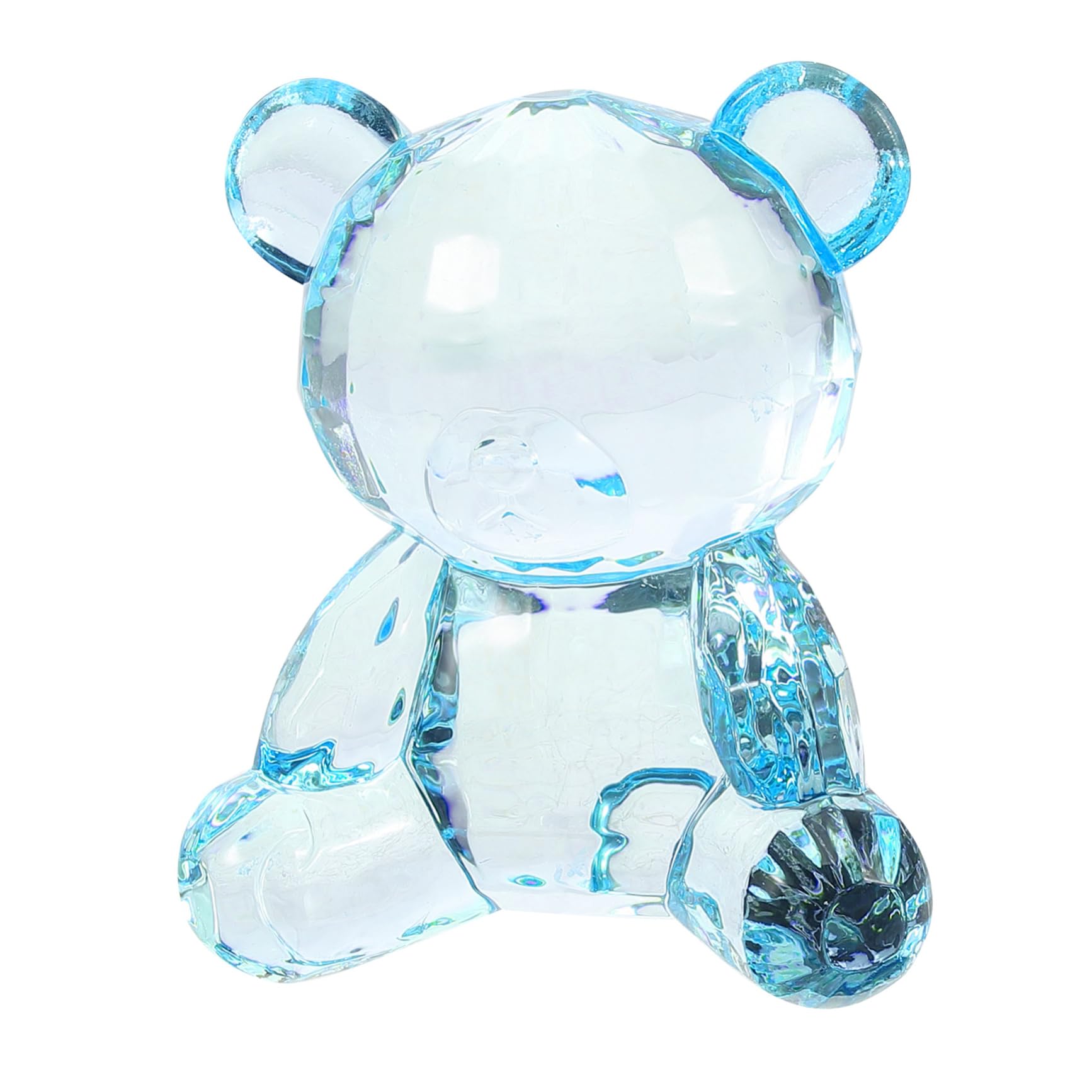 YARNOW 4 Pezzi Di Scultura Orso Statua Orso Acrilico Decorazione Orso Per Arredamento Casa E Feste
