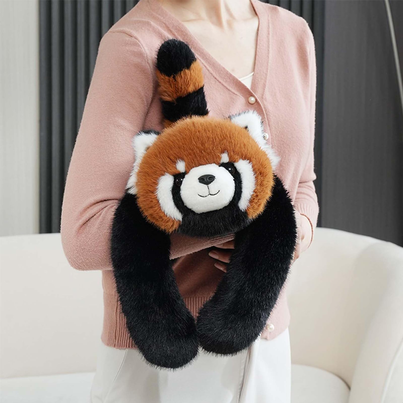 Obciążone pluszaki na lęk i sen, panda, miś, dinozaur pluszowy, poduszka do przytulania dla dzieci i dorosłych 65cm