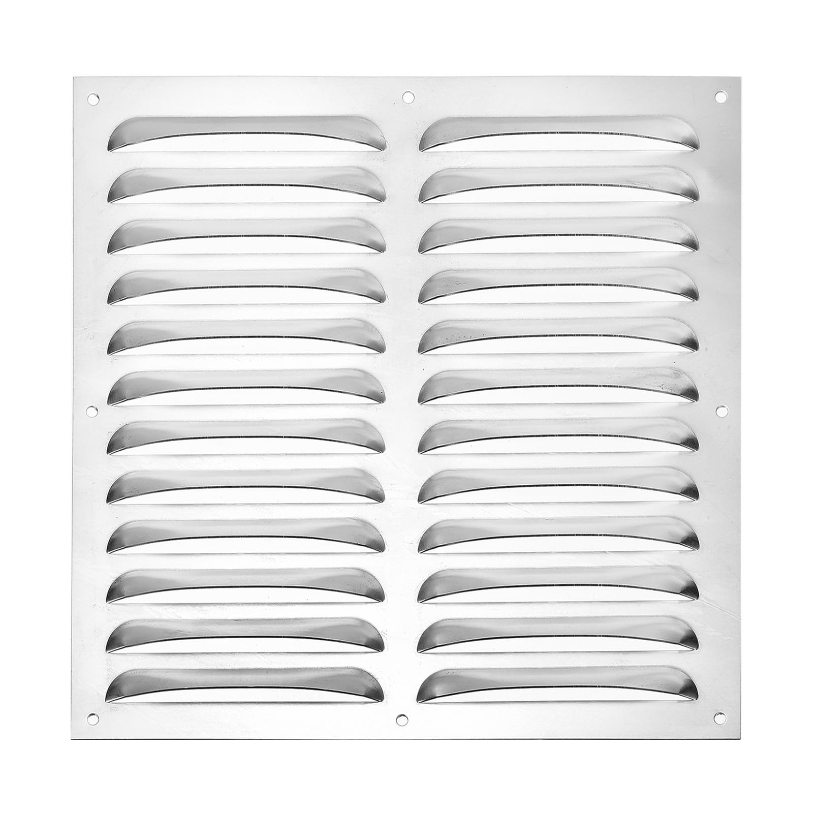 PATIKIL Return Air Grille, 12 x 12 Inch, Aluminum Duct Opening Vent Cover Grill, with Blue Film and Mounting Screws