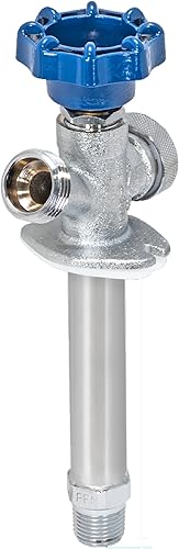 Eastman Llave de sillín sin escarcha de 4 pulgadas con rompedor de vacío, 1/2 pulgada MIP x 1/2 pulgada de sudor, accesorios de plomería de latón,