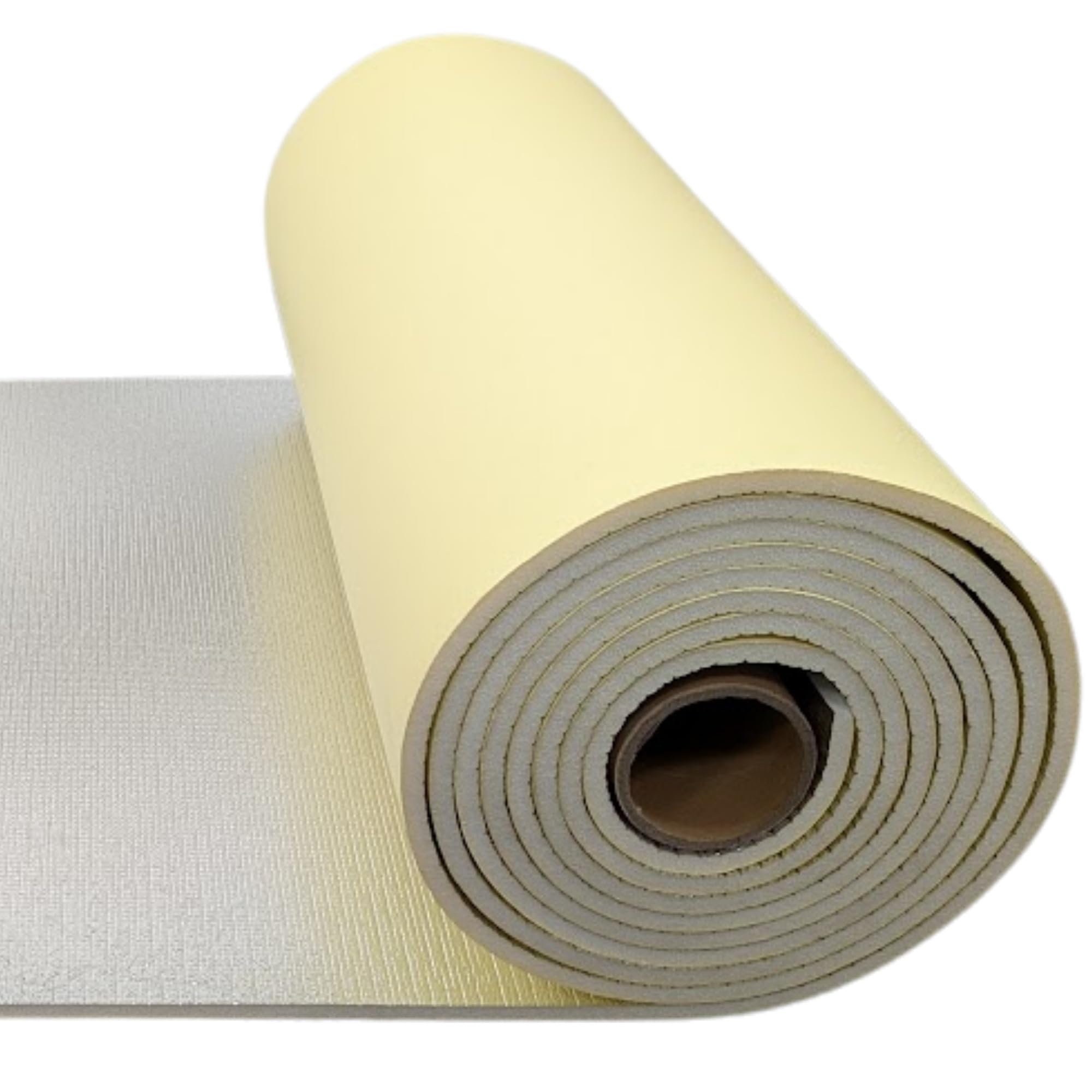 10mm Self-Adhesive Camper Van Insulation 5m² Roll, Thermal & Sound Proofing Foam with Foil Vapor Barrier