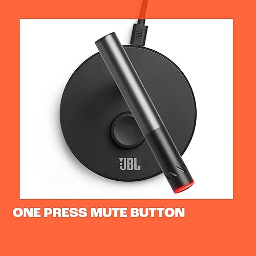 Miniatura 3 de JBL Quantum Stream Talk - Micrófono de condensador único para transmisión, grabación y juegos perfectos, botón de silencio de una pulsación, perilla