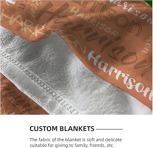 Miniatura 10 de Manta de bebé personalizada con nombre para niños, manta personalizada para niños, manta para niños pequeños para guardería, mantas personalizadas