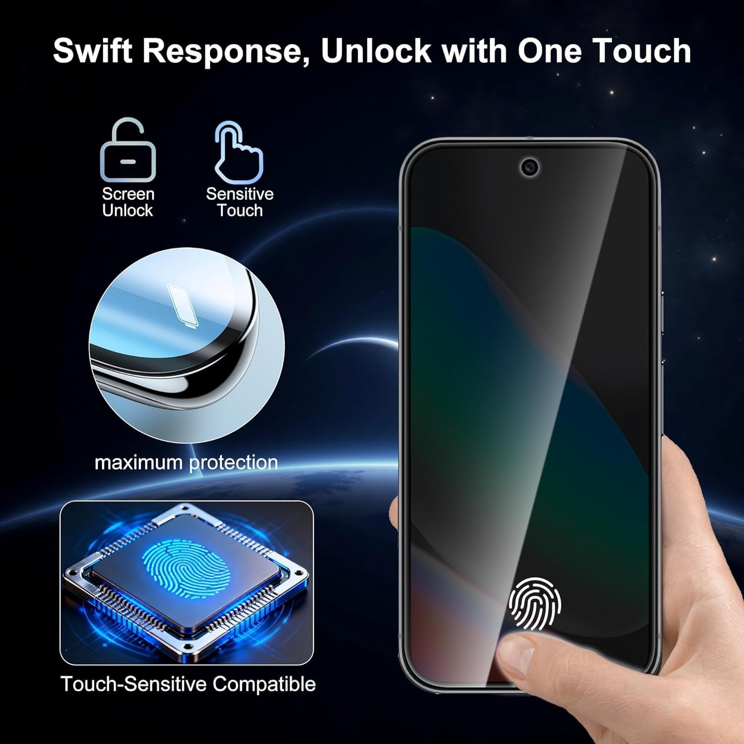 ArmorSuit 2 Pack Anti-Spy Privacy Tempered Glass Screen Protector Guard for Pixel 10, Pixel 10 Pro, Pixel 9 and Pixel 9 Pro, Pixel 11 Pro / Pixel11 (6.3 Inch) — Amazon image 5