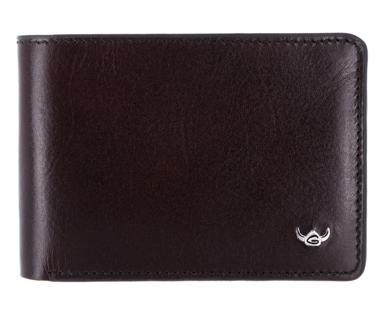 Golden Head Colorado RFID Protect Petite Billfold Coin Wallet, bordowy, Einheitsgröße, Ponadczasowy i elegancki