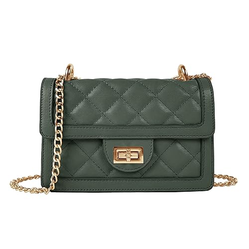 SG SUGU Small Quilted Crossbody Bag, Trendy Designer Mini Shoulder