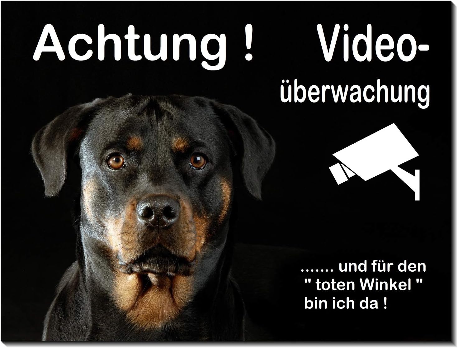 Rhodesian Ridgeback Hundeschild Aus Alu-Verbund – 3 Größen, Wetterfest, Mit Klebepads (150x100 Mm)