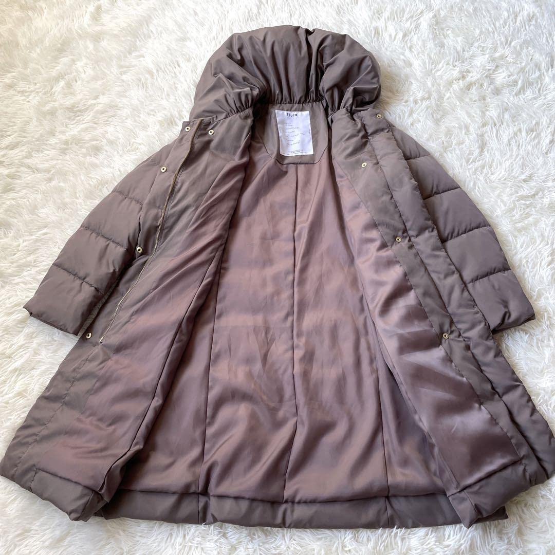 Amazon.co.jp: タグ付Eluraエルーラ エアサーマル中綿ロングダウン