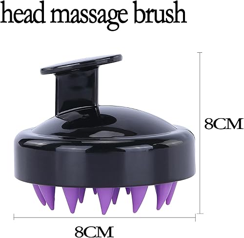 Miniatura 3 de XXYXXY Champú masajeador de cuero cabelludo para el cuidado del cabello y la relajación de la cabeza, limpiador ergonómico del cuero