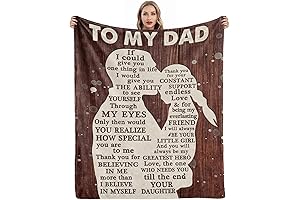 Gifts for Dad from Daughter to My Dad Blanket Best Gift for Fathers Day