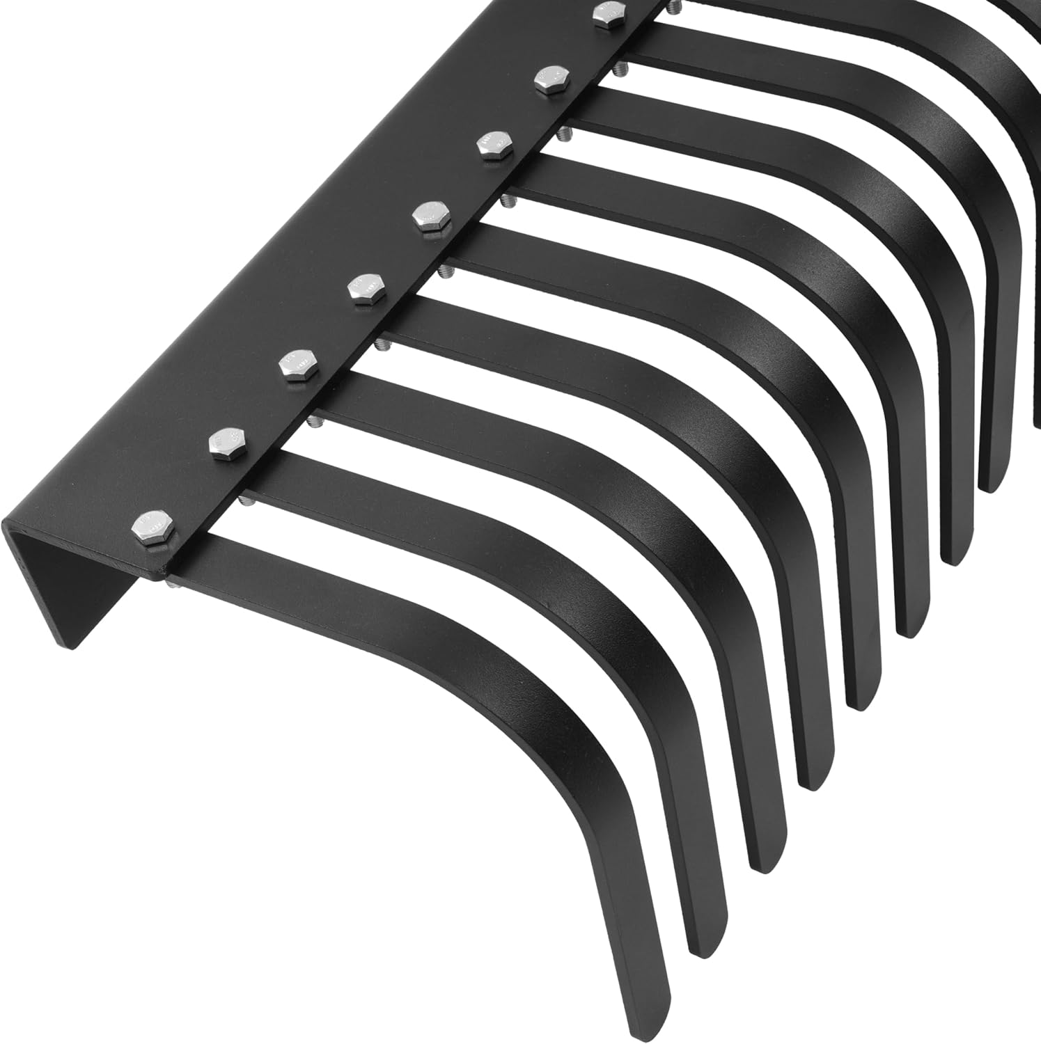 60 in Landscape Rake, 3 Point Hitch Tow-Behind Rake with 360° Rotation, Category 1 Tractor Attachment for Farm, Garden, Brush Clearing, Arena Raking (2 Packages)