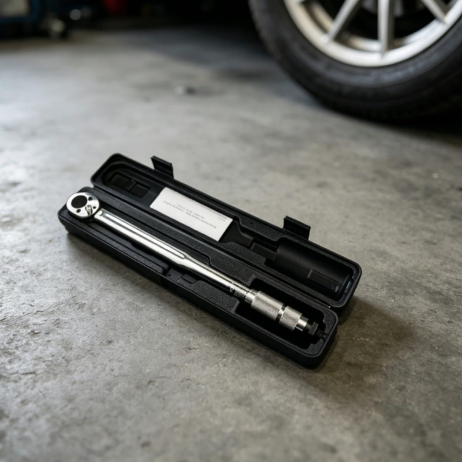 Chiave Dinamometrica Zigrinata Utensile | Regolabile, Chiave Dinamometrica a Cricchetto, Precisa, per Riparazioni Auto, Garage